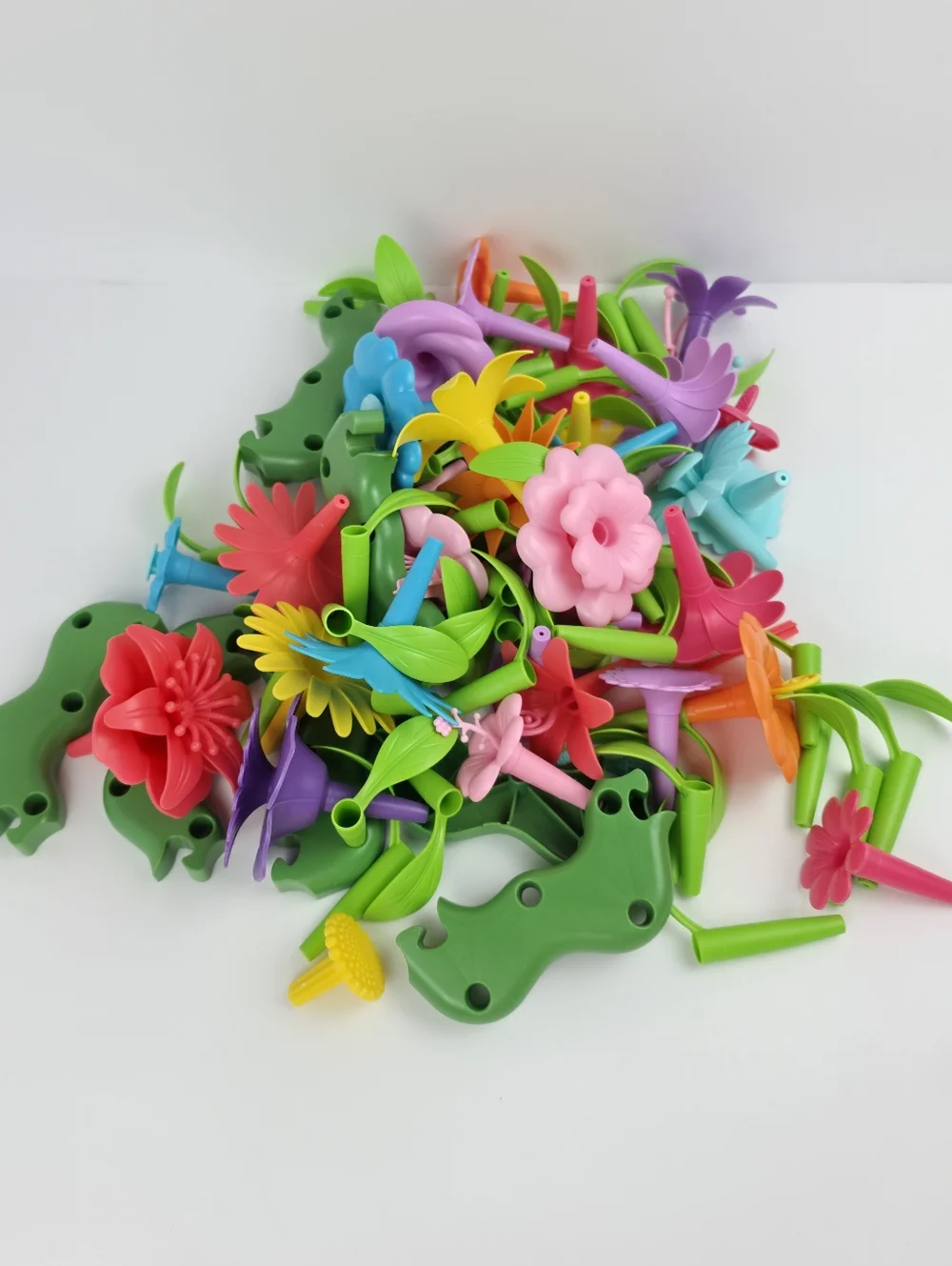 Colorful Flower Building Toy Set Kids STEM Creative Garden Play - Picture 6 of 6